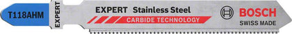 Bosch Professional Expert 'Stainless Steel' T 118 AHM Stichsägeblatt, 3 Stück (2608900561)