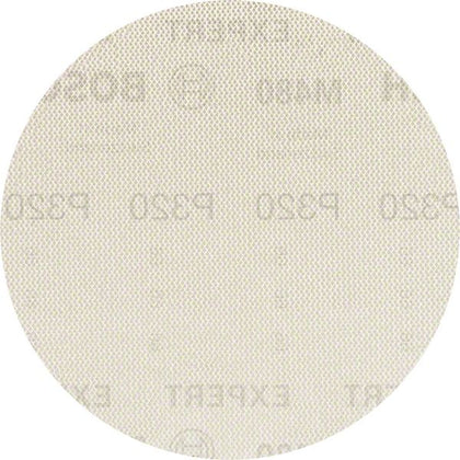 Bosch Professional Expert M480 Schleifnetz für Exzenterschleifer, 125 mm, G 320, 5 Stück (2608900678)