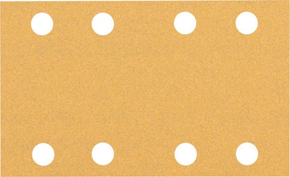 Bosch Professional Expert C470 Schleifpapier mit 8 Löchern für Schwingschleifer, 80 x 133 mm, G 100, 10-tlg. (2608900880)