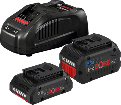 Bosch Professional Akku-Starter Set(4.0Ah PC+5.5Ah PC,GAL1880) (1600A0214A)