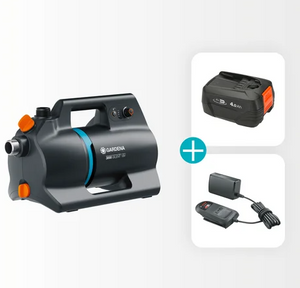 Gardena Akku-Gartenpumpe 3000 Silent 18V P4A Ready-To-Use Set (14610-20)