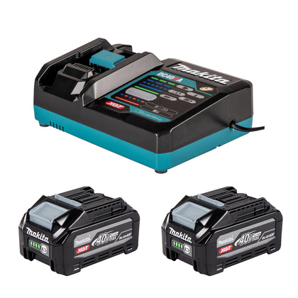 Makita Akku Power Source Kit XGT: 2x BL4040F + DC40RA (1916Y1-1)