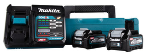 Makita XGT Akku-Set: 2x BL4025 + DC40RA in MakPac (191J81-6)