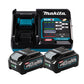 Makita Akku Set: 2x BL4040 + DC40RA (191L77-9)