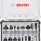 Bosch Professional 15 tlg Mixed Fräser Set 8mm Schaft (2607017472)