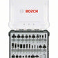 Bosch Professional 30 tlg Mixed Fräser Set 8mm Schaft (2607017475)