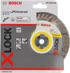 Bosch Professional X-LOCK DIA-TS 125x22,23 Sf. Univ. (2608615166)