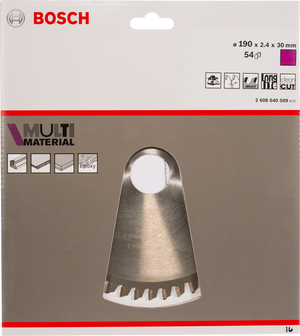 Bosch Professional Kreissägeblatt MM MU H 190x30-54 (2608640509)