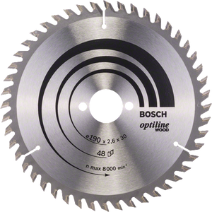 Bosch Professional Kreissägeblatt OP WO H 190x30-48 (2608640617)