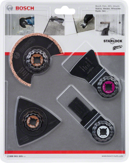 Bosch Professional 4 tlg. GOP Fliesen-Set (2608661695)