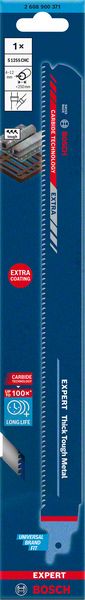 Bosch Professional Expert 'Thick Tough Metal' S 1255 CHC Säbelsägeblatt, 1 Stück (2608900371)