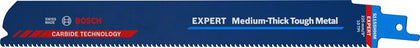 Bosch Professional Expert 'Medium-Thick Tough Metal' S 1155 HHM Säbelsägeblatt, 3 Stück (2608900375)