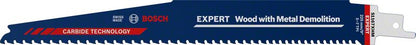 Bosch Professional Expert 'Wood with Metal Demolition' S 1167 XHM Säbelsägeblatt, 1 Stück (2608900398)