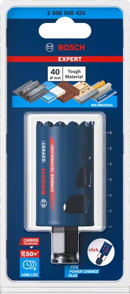 Bosch Professional Expert Tough Material Lochsäge, 40 x 60 mm (2608900425)
