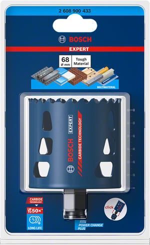 Bosch Professional Lochsäge ToughMaterial 68mm EXPERT (2608900433)