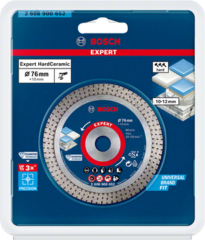 Bosch Professional DIA TS HardCeramic 76x22.23x1,9x10  EXP (2608900652)
