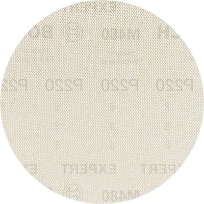 Bosch Professional Expert M480 Schleifnetz für Exzenterschleifer, 150 mm, G 220, 5 Stück (2608900694)