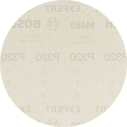 Bosch Professional Expert M480 Schleifnetz für Exzenterschleifer, 150 mm, G 320, 5 Stück (2608900696)