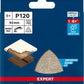 Bosch Professional Expert M480 Schleifnetz für Deltaschleifer, 93 mm, G 120, 5-tlg. (2608900718)