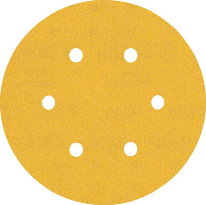 Bosch Professional Expert C470 Schleifpapier mit 6 Löchern für Exzenterschleifer, 150 mm, G 240, 5-tlg. (2608900819)