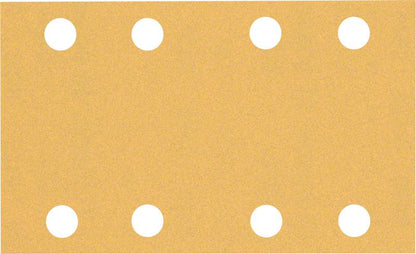 Bosch Professional Expert C470 Schleifpapier mit 8 Löchern für Schwingschleifer, 80 x 133 mm, G 120, 10-tlg. (2608900881)