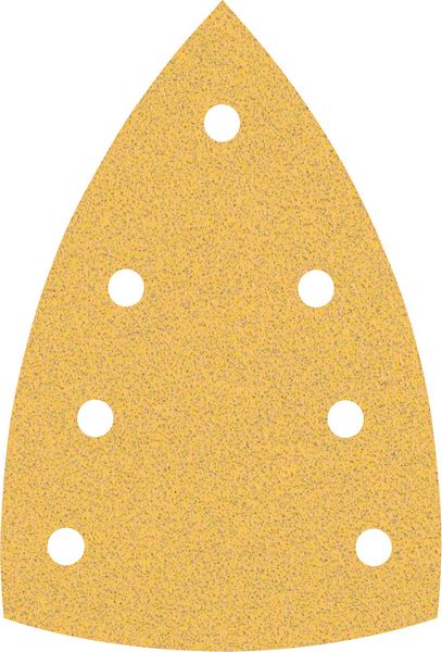 Bosch Professional Expert C470 Schleifpapier mit 7 Löchern für Multischleifer, 100 x 150 mm, G 80, 10-tlg. (2608901116)
