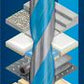 Bosch Professional Expert CYL-9 MultiConstruction Bohrer, 14 x 150 x 200 mm, d 14 mm (2608901487)