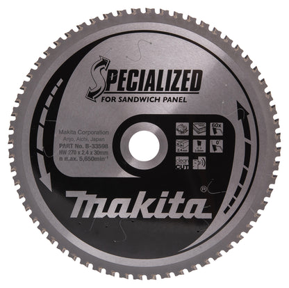 Makita SPECIALIZED Sägeblatt Sandwichpanele (B-33598)