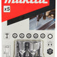 Makita 5 tlg. Stecknussset 1/4' Sechskant: SW6, 8, 10, 12, 13mm (B-39154)