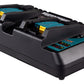 Makita DC18RD Doppel-Schnellladegerät