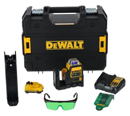 DEWALT DCE0811D1G-QW Multilinienlaser, Grün, 2x360°, 10,8V