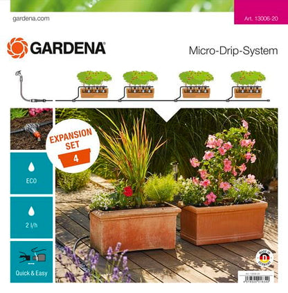 Gardena Micro-Drip-System Erweiterungsset Pflanztröge (13006-20)