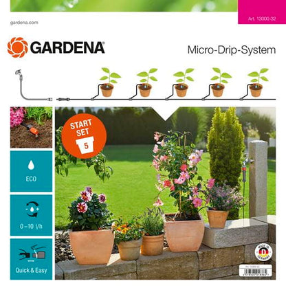 Gardena Micro-Drip-System Start-Set Pflanztöpfe S (13000-20)