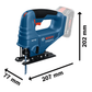 Bosch Professional GST 18V-95 B (C) Akku-Stichsäge (1x4,0Ah) (06015B7002)