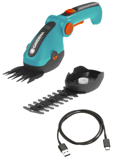 Gardena Set Akku-Grasschere ComfortCut Li + Strauchmesser (9888-20)