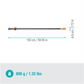 Gardena Cleansystem Stiel M, 150 cm (18802-20)