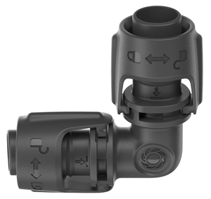 Gardena Micro-Drip-System L-Stück 13 mm (1/2') - Inhalt: 2 Stück (13202-20)