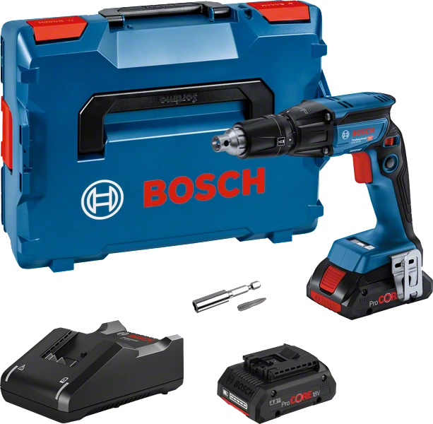 Bosch Professional GTB 18V-45 (L) Akku-Trockenbauschrauber Solo (2xPC4 ...